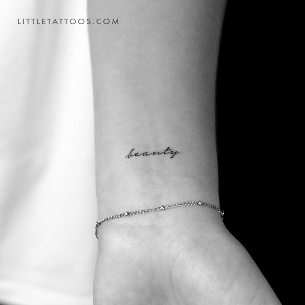 Beauty Temporary Tattoo - Set of 3