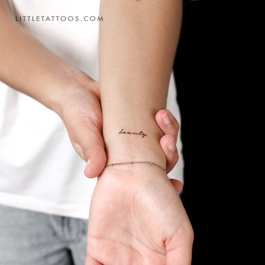 Beauty Temporary Tattoo - Set of 3