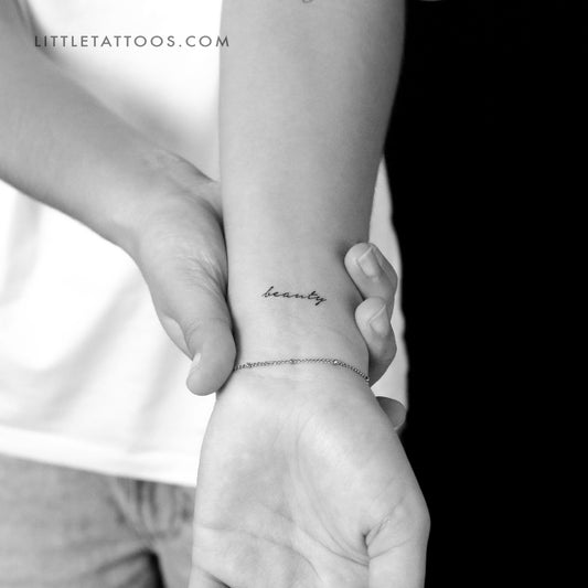 Beauty Temporary Tattoo - Set of 3