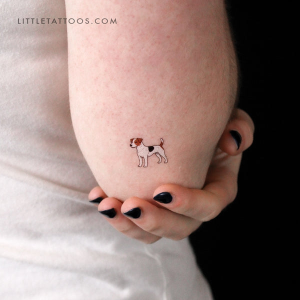 Tatuaje temporal de Parson Russell Terrier - Juego de 3