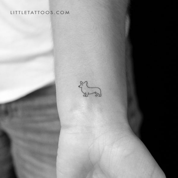 Tatuaje temporal de Pembroke Welsh Corgi (juego de 3)