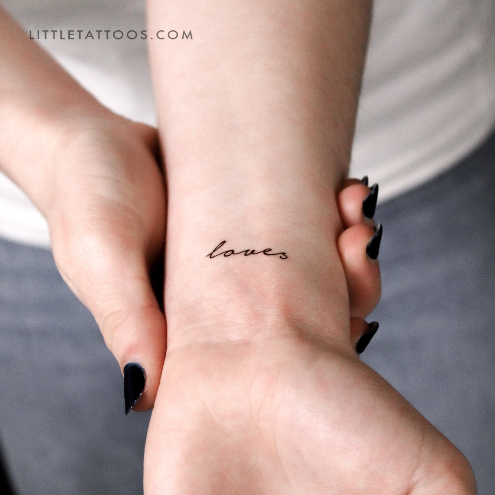 Loves Temporary Tattoo - Set of 3