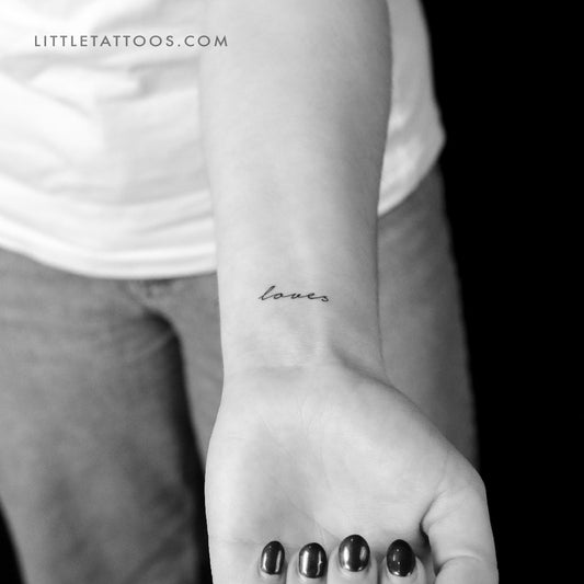 Loves Temporary Tattoo - Set of 3