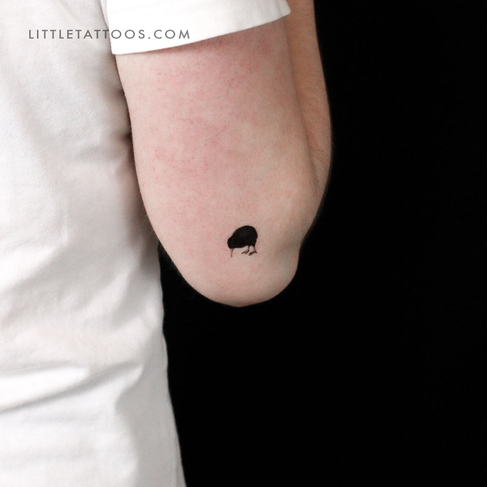 Kiwi Bird Temporary Tattoo - Set of 3