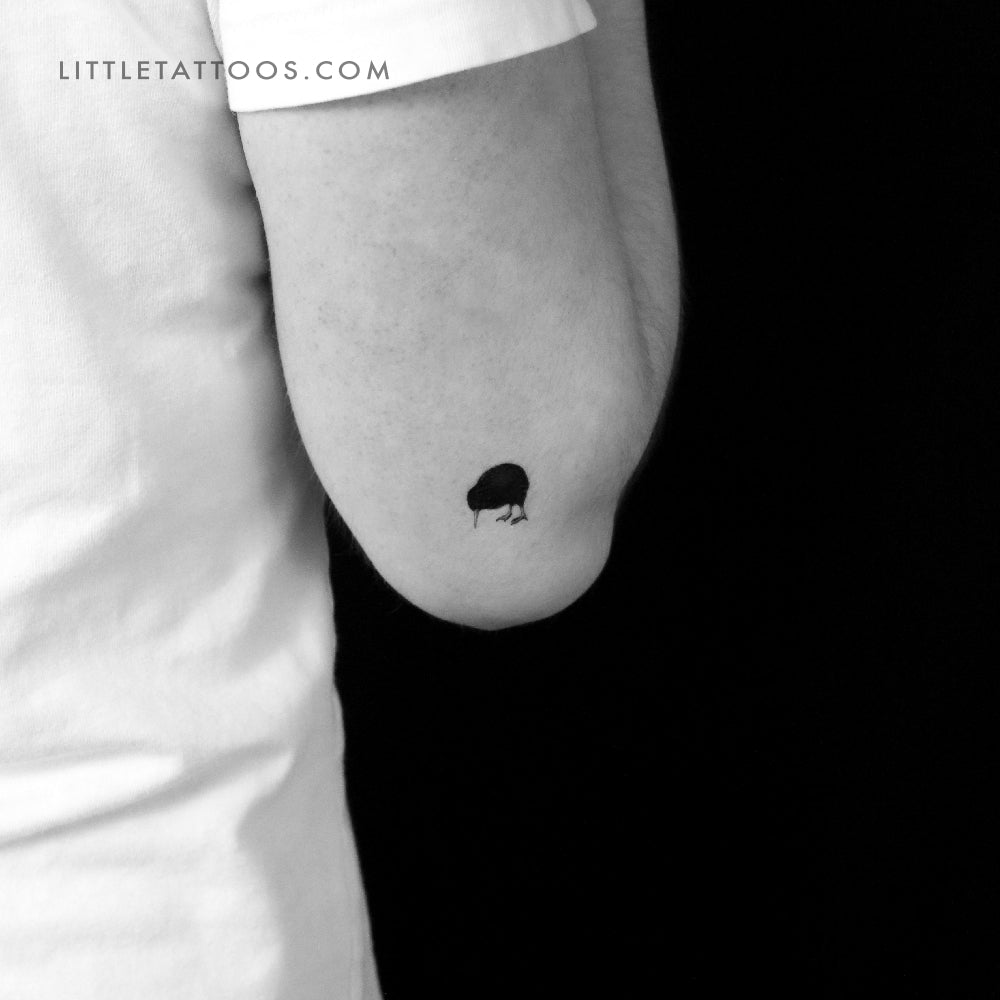 Kiwi Bird Temporary Tattoo - Set of 3