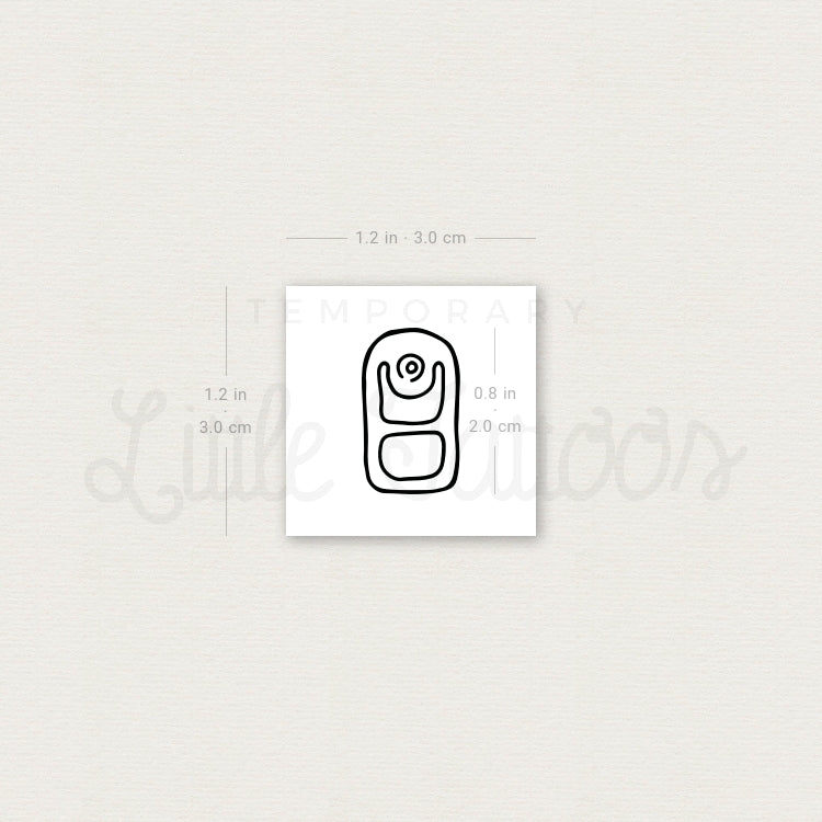 Can Tab Temporary Tattoo - Set of 3