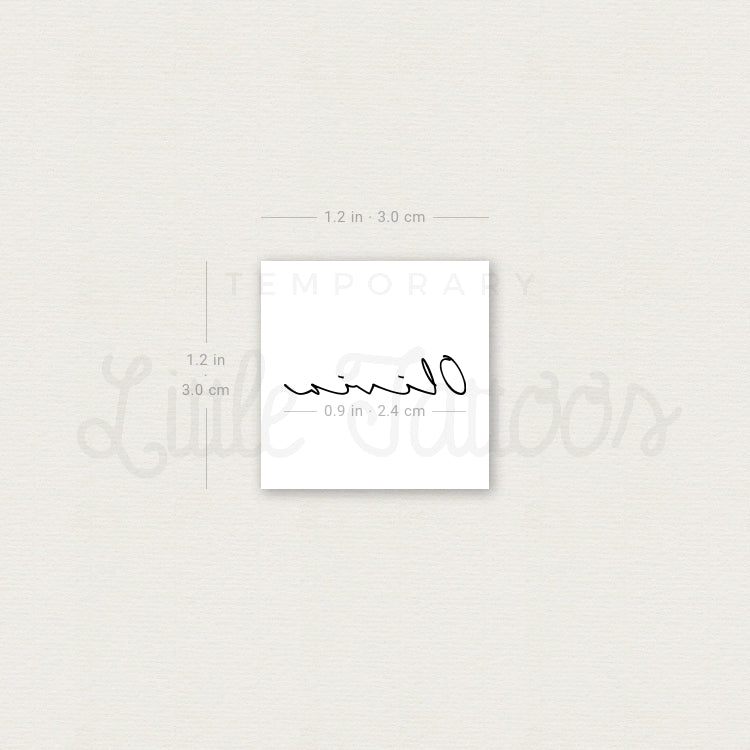 Olivia Temporary Tattoo - Set of 3