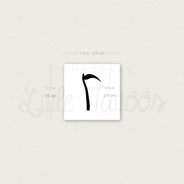 Scythe Temporary Tattoo - Set of 3