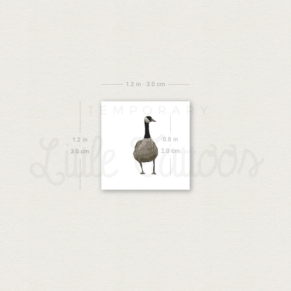 Goose Temporary Tattoo - Set of 3