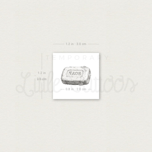 Soap Temporary Tattoo - Set of 3