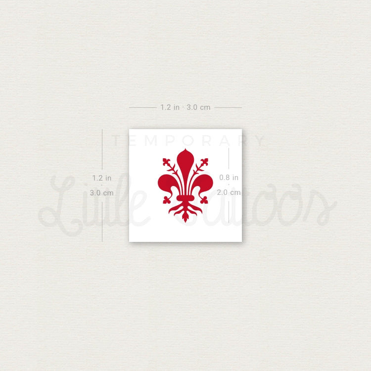Giglio Temporary Tattoo - Set of 3