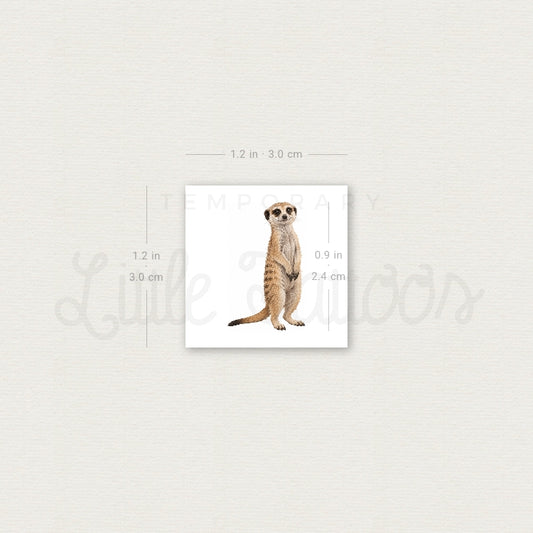 Suricate Temporary Tattoo - Set of 3