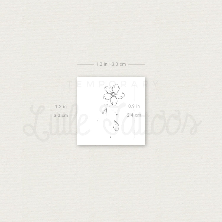 Forget-me-not By Stefano Mazza Temporary Tattoo - Set of 3