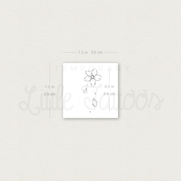 Forget-me-not By Stefano Mazza Temporary Tattoo - Set of 3