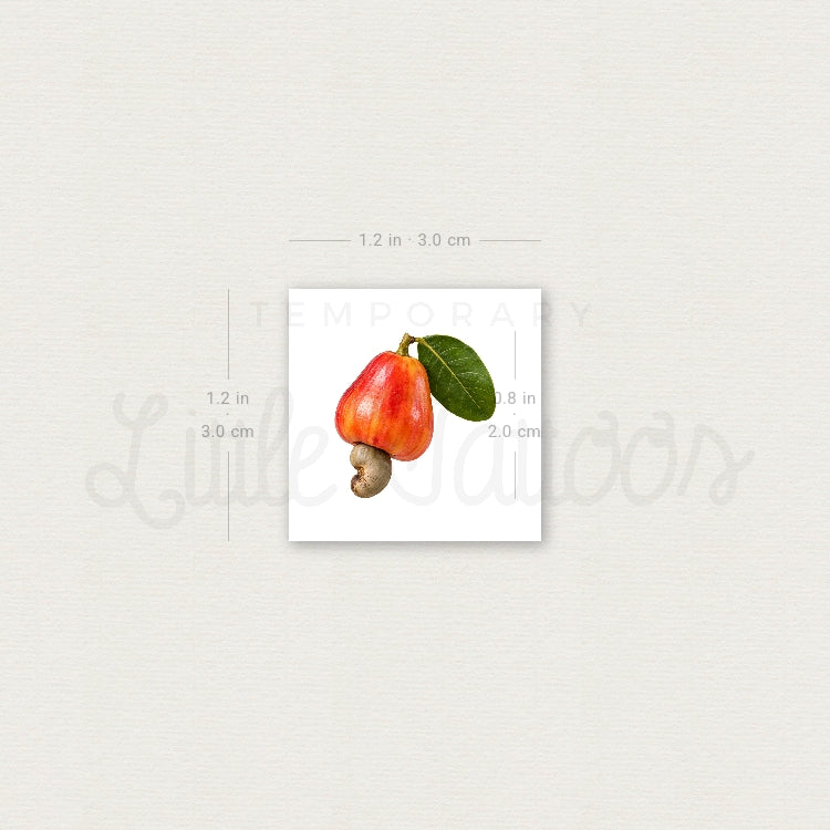 Cashew Temporary Tattoo - Set of 3