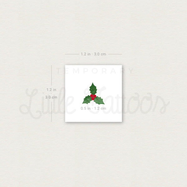 Holly Temporary Tattoo - Set of 3