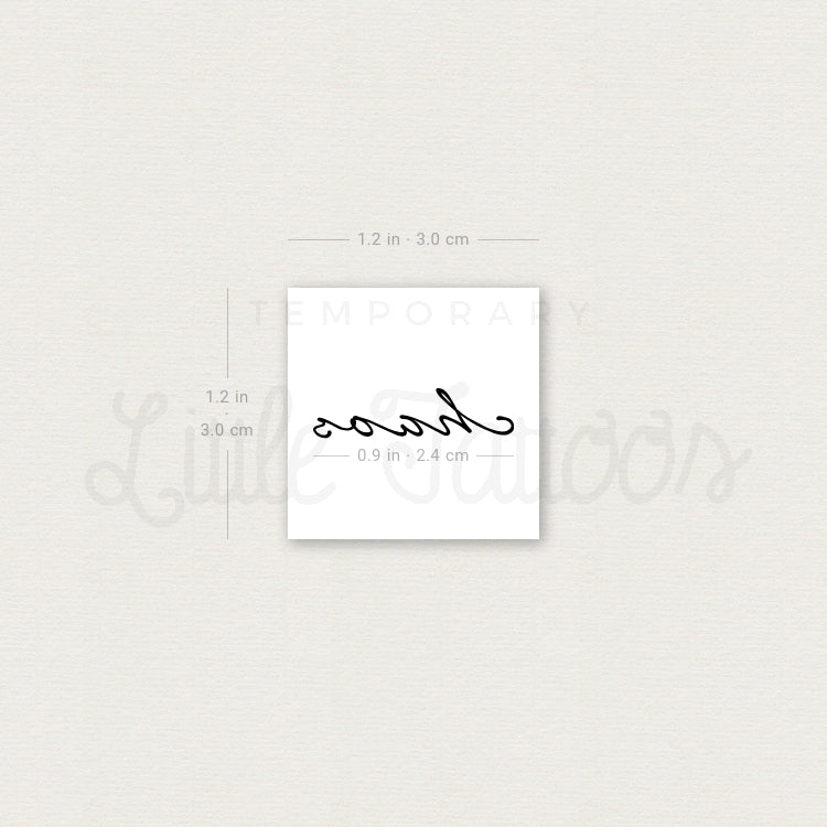 Chaos Temporary Tattoo - Set of 3