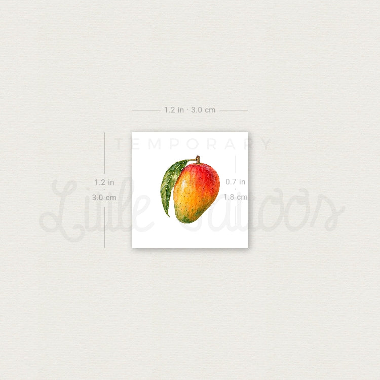 Little Mango Temporary Tattoo - Set of 3