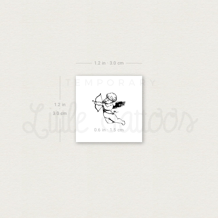 Little Cupid Temporary Tattoo - Set of 3