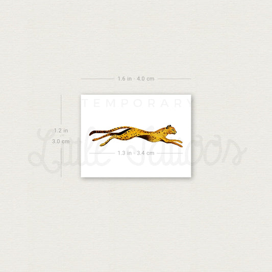 Small Leopard By Ann Lilya Temporary Tattoo - Set of 3