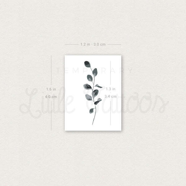 Eucalyptus Temporary Tattoo - Set of 3