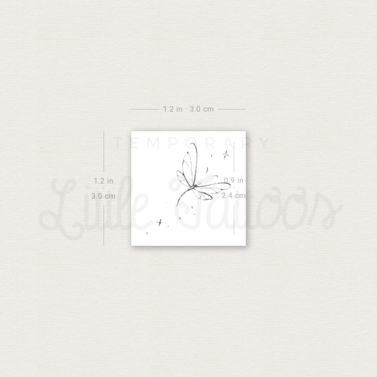 Dragonfly Temporary Tattoo By Stefano Mazza - Set of 3