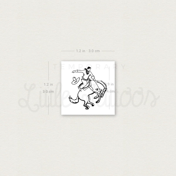 Rodeo Temporary Tattoo - Set of 3