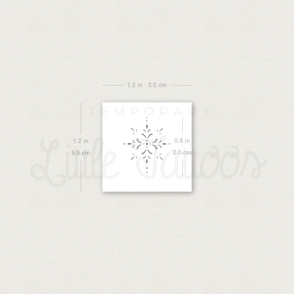 Small Ornament Temporary Tattoo By Stefano Mazza - Set of 3