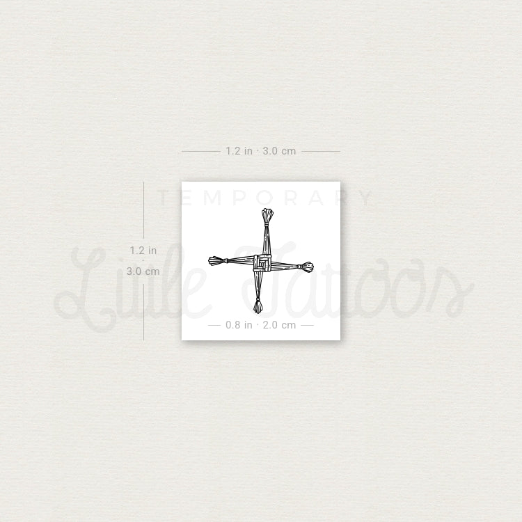 Brigid's Cross Temporary Tattoo - Set of 3