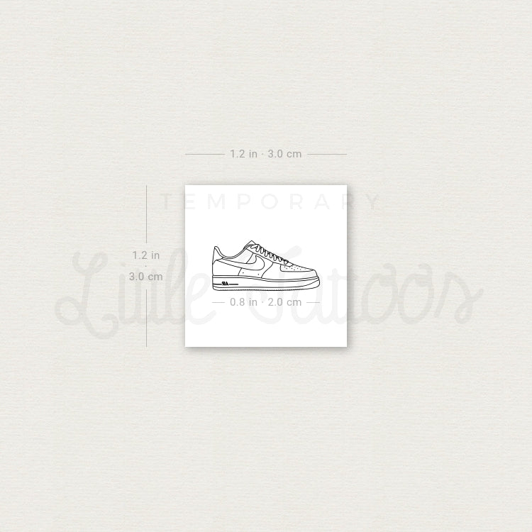 Tatuaje temporal Nike Air Force 1 (juego de 3)
