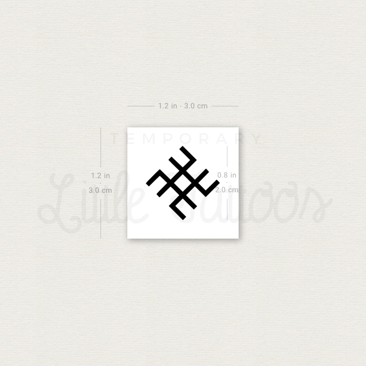 Svarog Temporary Tattoo - Set of 3