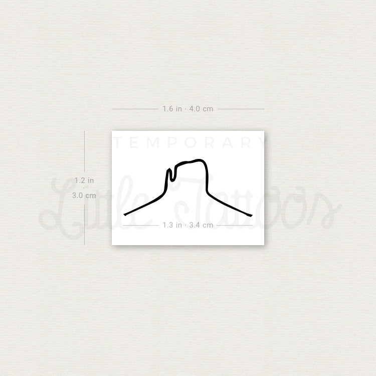 Tatuaje temporal de Monument Valley - Juego de 3