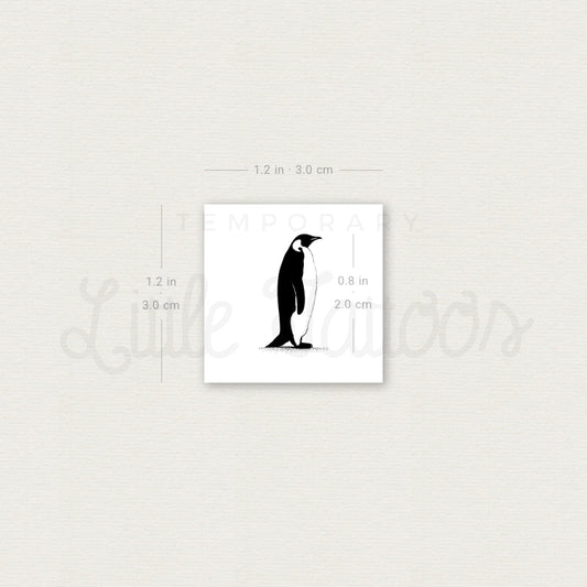 Walking Penguin Temporary Tattoo - Set of 3