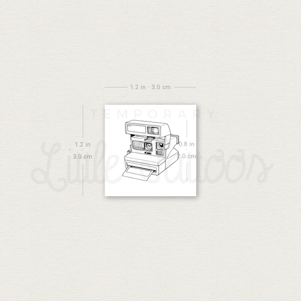 Polaroid Temporary Tattoo - Set of 3