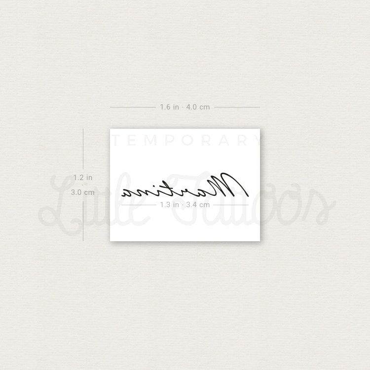Martina Temporary Tattoo - Set of 3