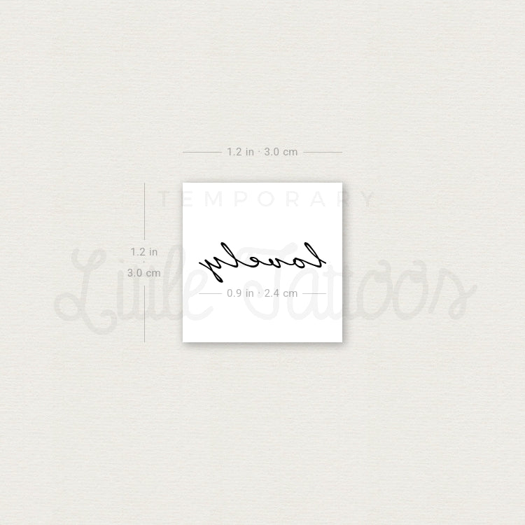 Lovely Temporary Tattoo - Set of 3