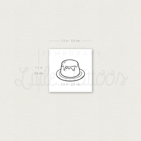 Creme Caramel Temporary Tattoo - Set of 3