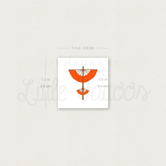 Tatuaje temporal de planeador Aang - Juego de 3