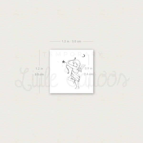 Cherub Temporary Tattoo By Stefano Mazza - Set of 3