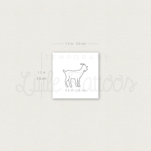 Little Goat Temporary Tattoo - Set of 3