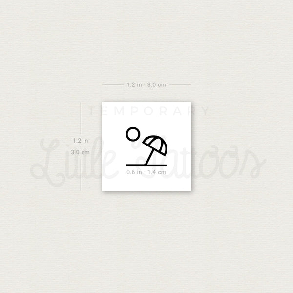 Leisure Temporary Tattoo - Set of 3