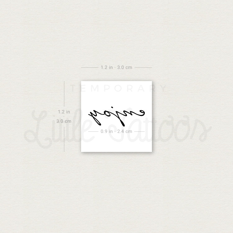 Enjoy Temporary Tattoo - Set of 3