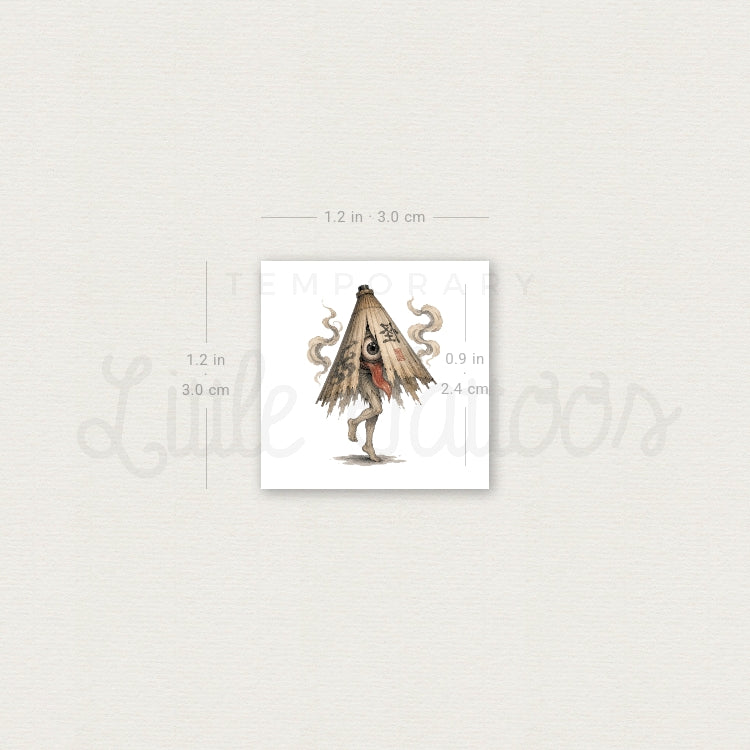 Kasa-obake Temporary Tattoo - Set of 3
