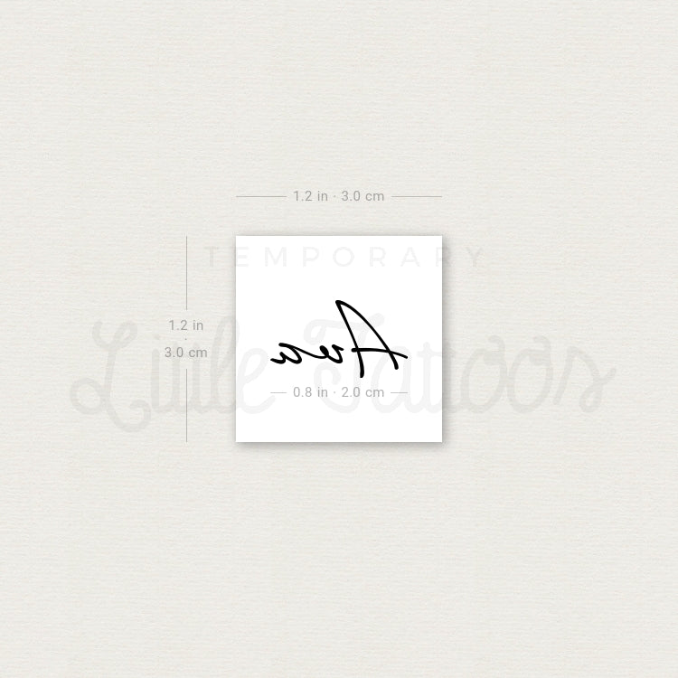 Ava Temporary Tattoo - Set of 3
