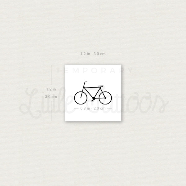 Ride Bike Temporary Tattoo - Set of 3