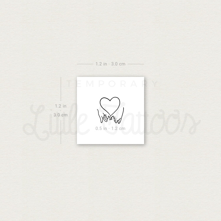 Little Pinky Swear Temporary Tattoo - Set of 3