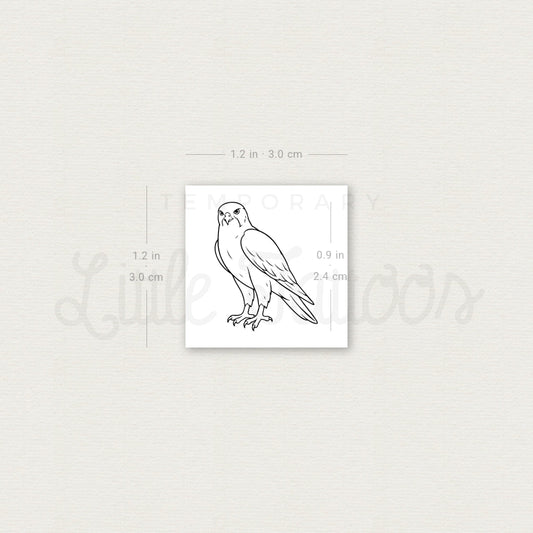 Falcon Temporary Tattoo - Set of 3