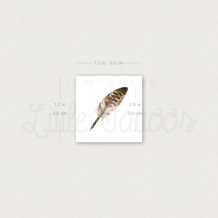 Quill Temporary Tattoo - Set of 3