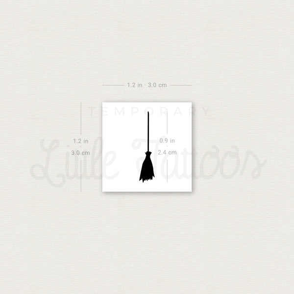 Broomstick Temporary Tattoo - Set of 3