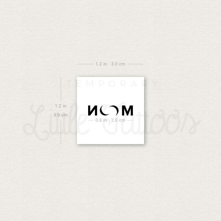 MOON Temporary Tattoo - Set of 3